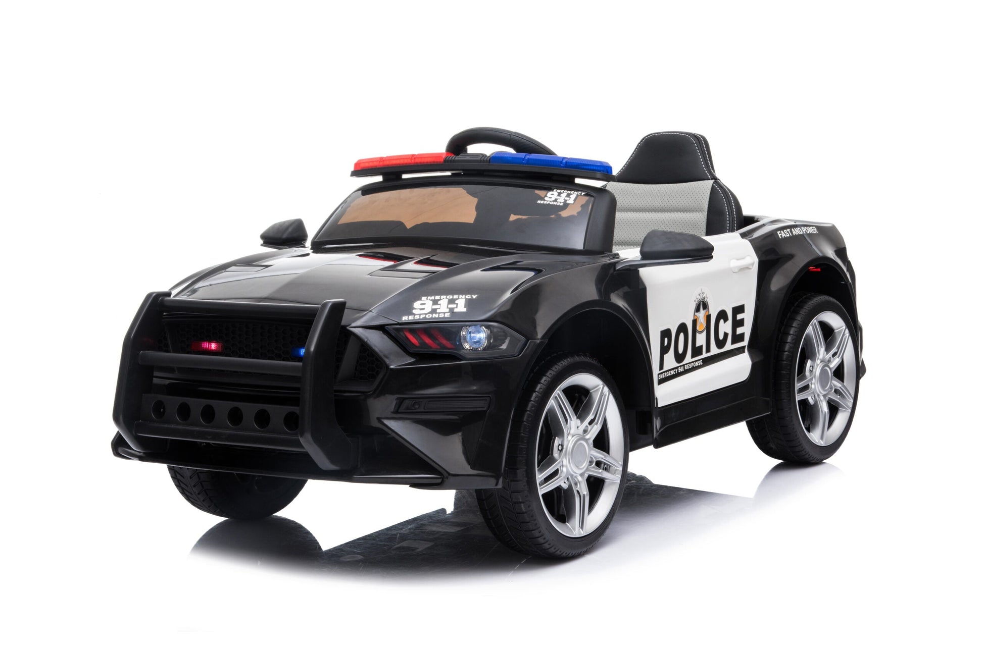 Kool Karz Voiture jouet à chevaucher Police Cruiser 12 V